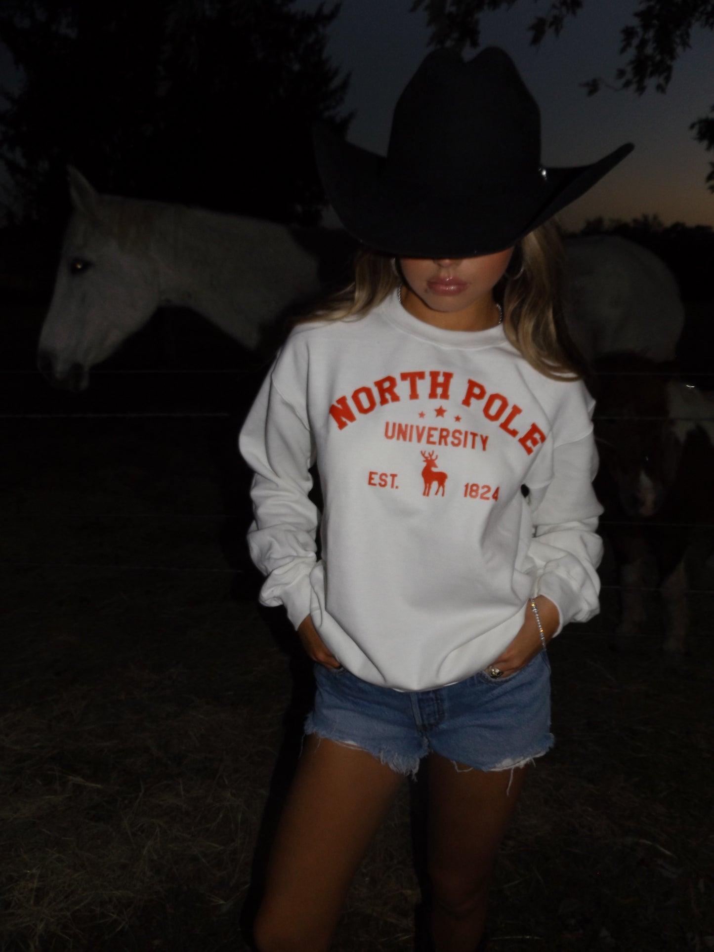 Viral North Pole University Crewneck