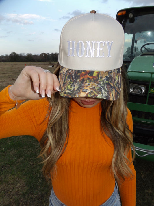 Honey Camo Trucker Hat