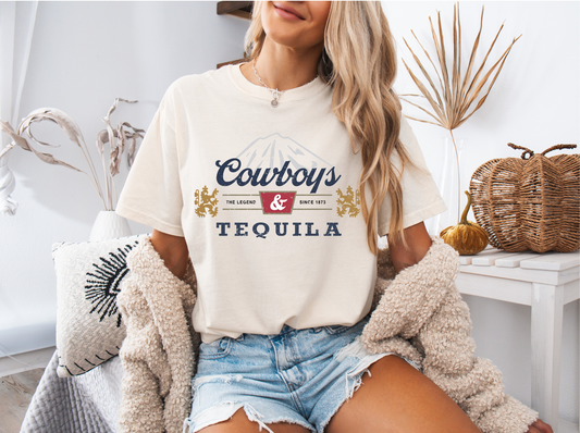 Cowboys and Tequila Graphic Tee