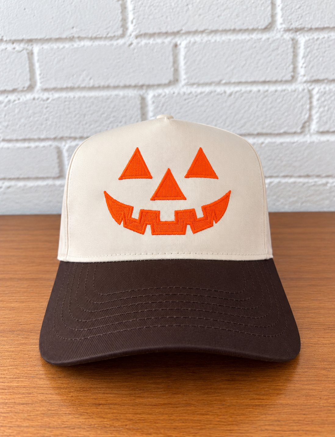 Pumpkin Face Trucker Hat