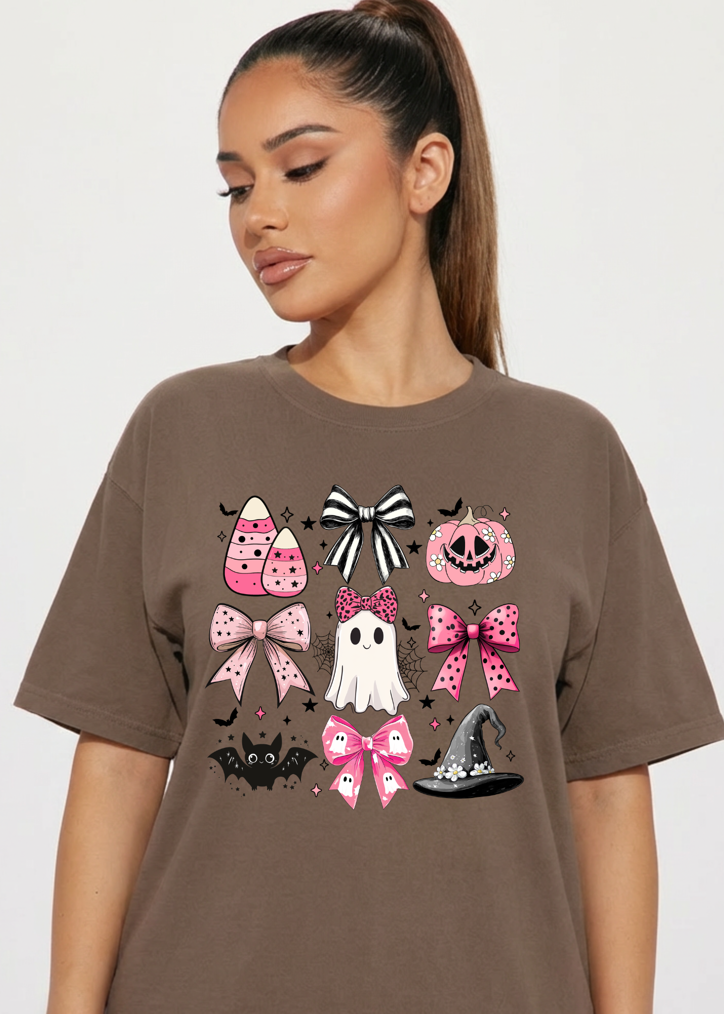 Pretty in Pink Halloween Graphic
