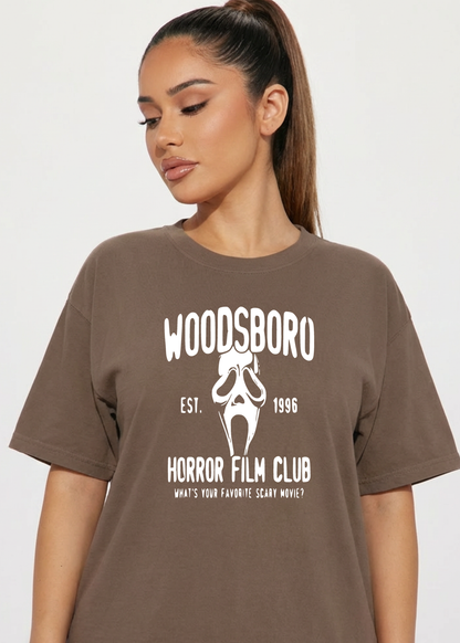 Woodsboro Horror Film Club Graphic