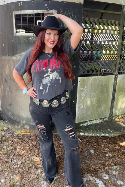 Viral Lainey Tummy Control Flare Jeans