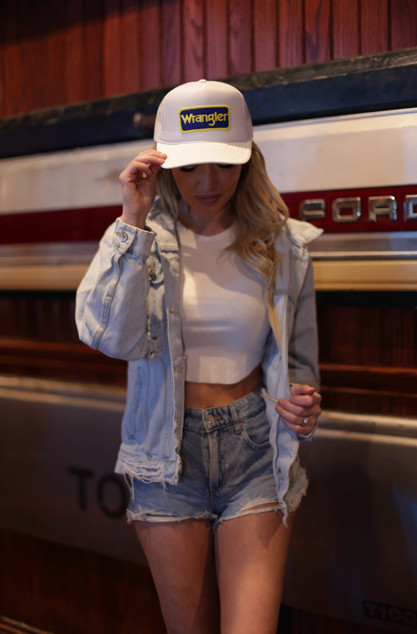 Wrangler Patch Foam Trucker Hat