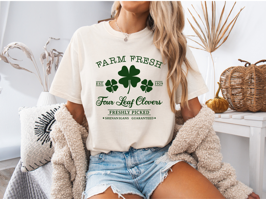 Farm Fresh Clovers Graphic Tee