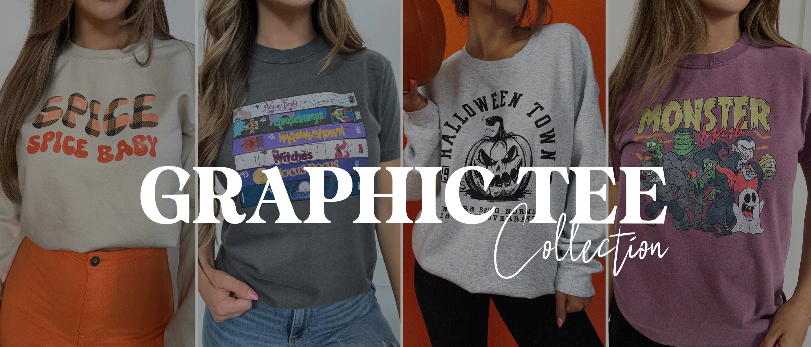Buy our graphic tees with various designs and text from willow boutique