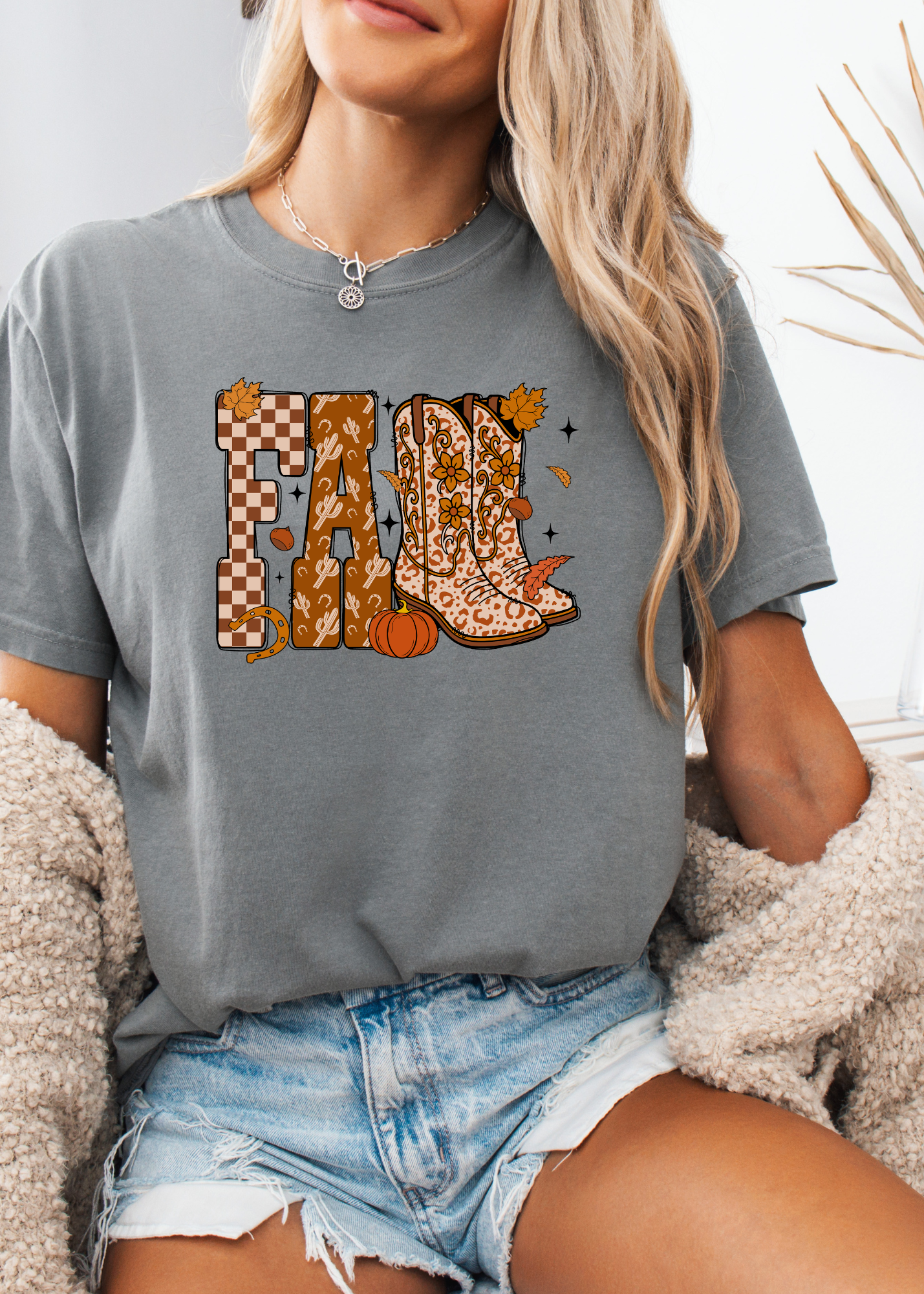 Fall Cowboy Graphic