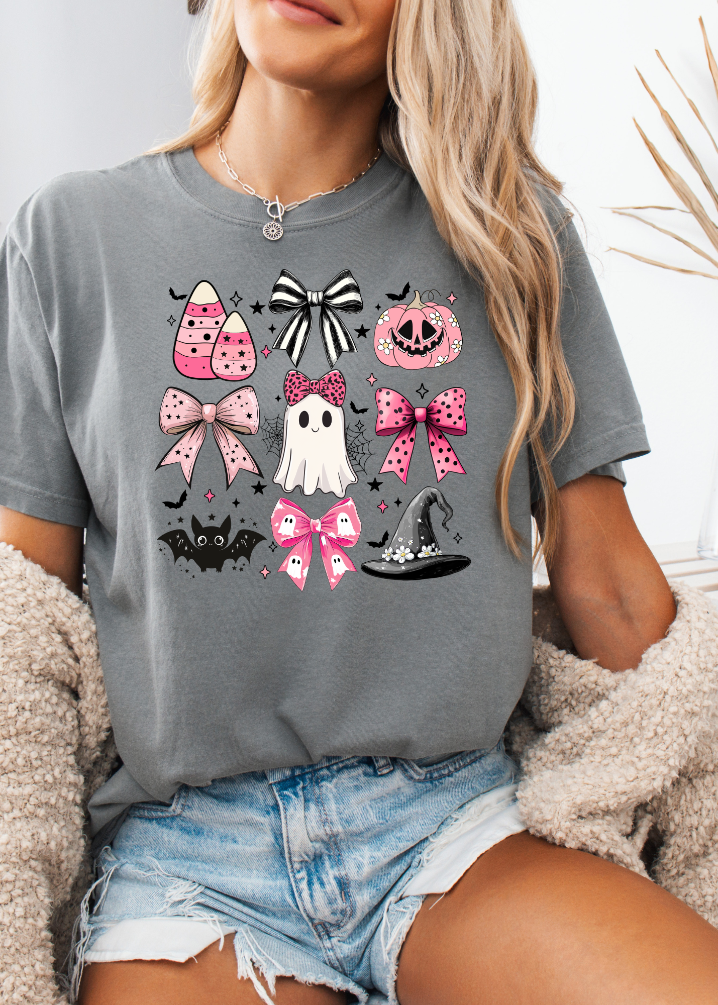 Pretty in Pink Halloween Graphic