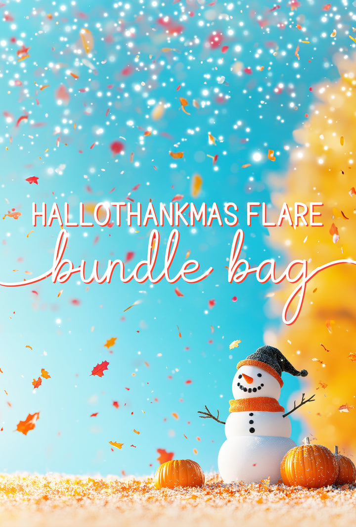 Hallothanksmas Flare Bundle (1 Fiona Flare + 1 Hallothanksmas Shirt)