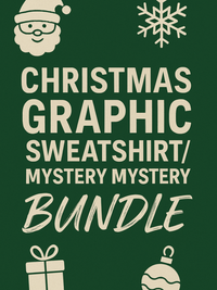 Christmas Graphic Sweatshirt/Hoodie Mystery Bundle