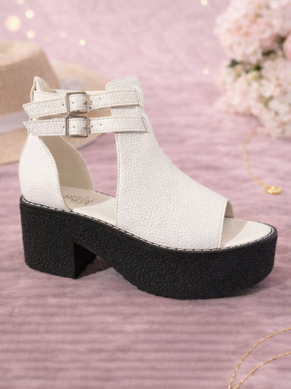 Elizabeth Platform Strappy Heel