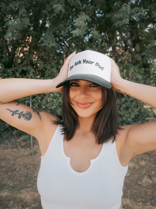 Go Ask Your Dad Trucker Hat