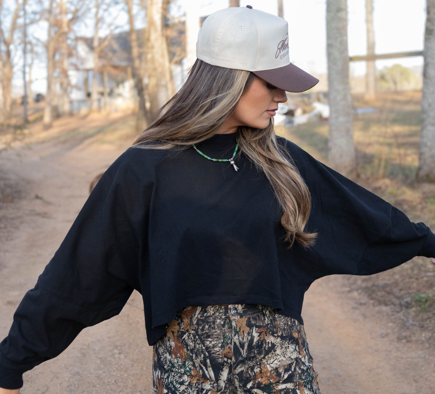 Riley Cropped Long Sleeve