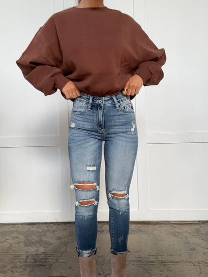 Buy our "KanCan Medium Wash High Rise Fray Hem Ankle Skinny Jeans" online – Willow Boutique Clothing. Shop stylish KanCan Medium Wash High Rise Fray Hem Ankle Skinny Jeans today.