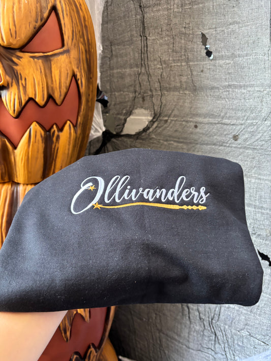 Ollivanders – Makers of Fine Wands Embroidered Crewneck
