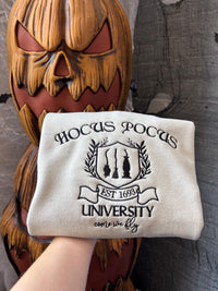 HP University Embroidered Crewneck