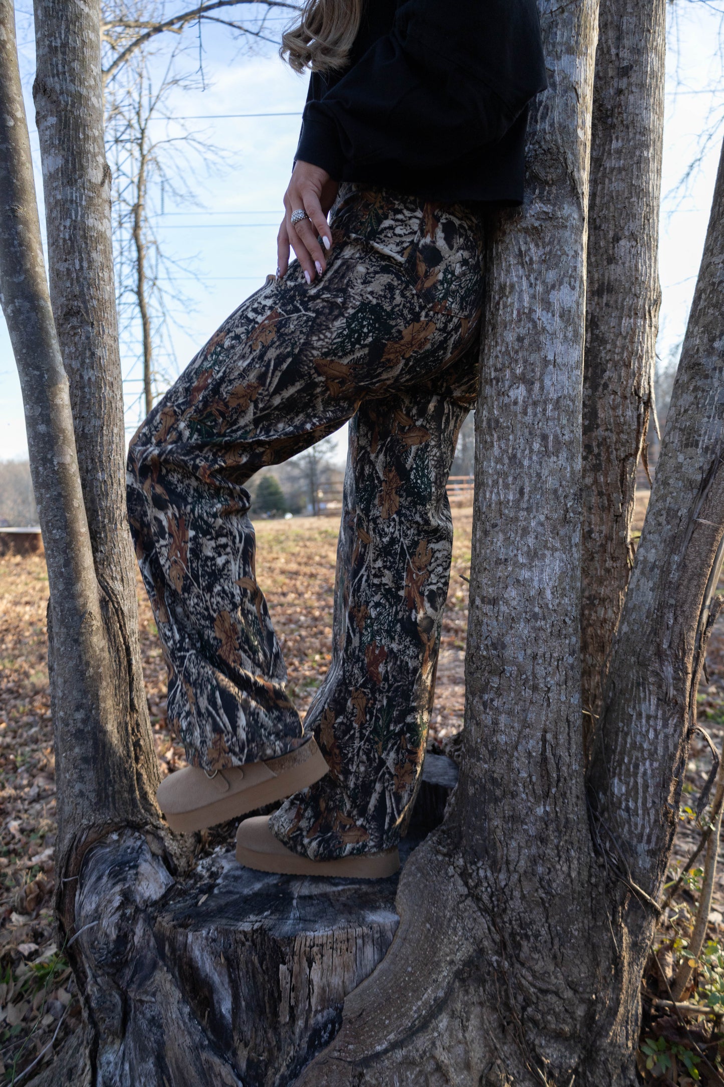 Hidden Agenda Wide Leg Pants