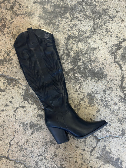 Bronco Knee High Cowboy Boots