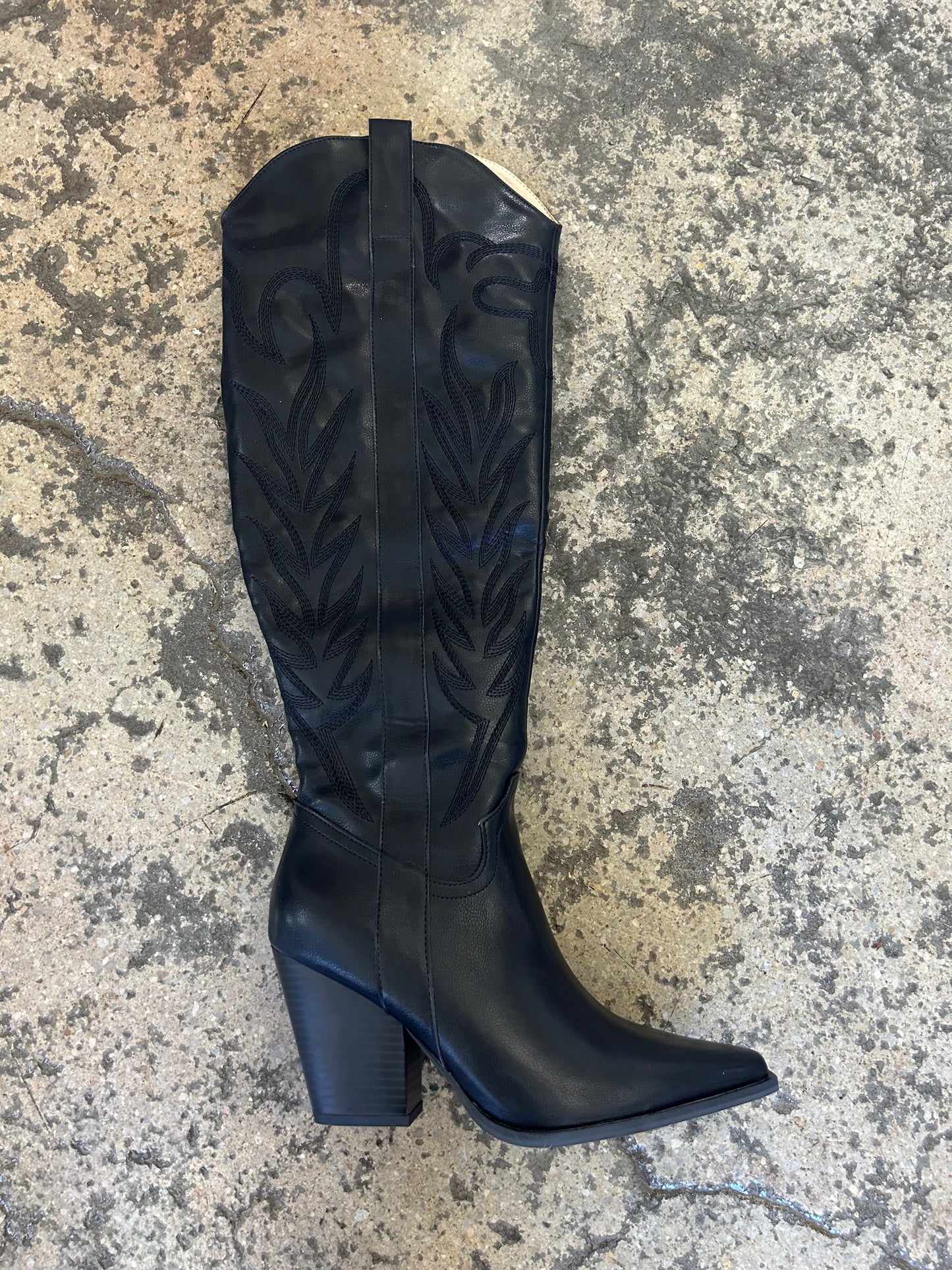 Bronco Knee High Cowboy Boots