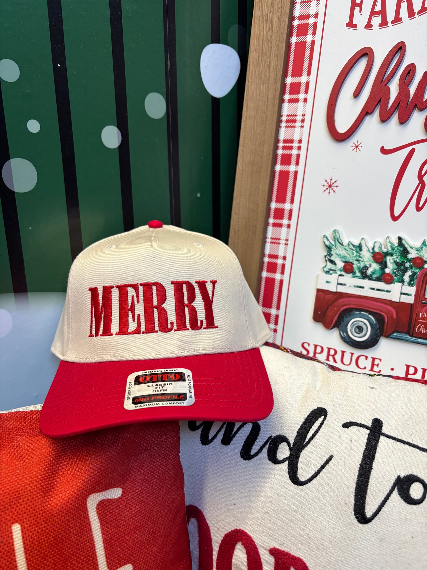 Shop MERRY Trucker Hat online at Willow Boutique – best boutique for women’s fashion.