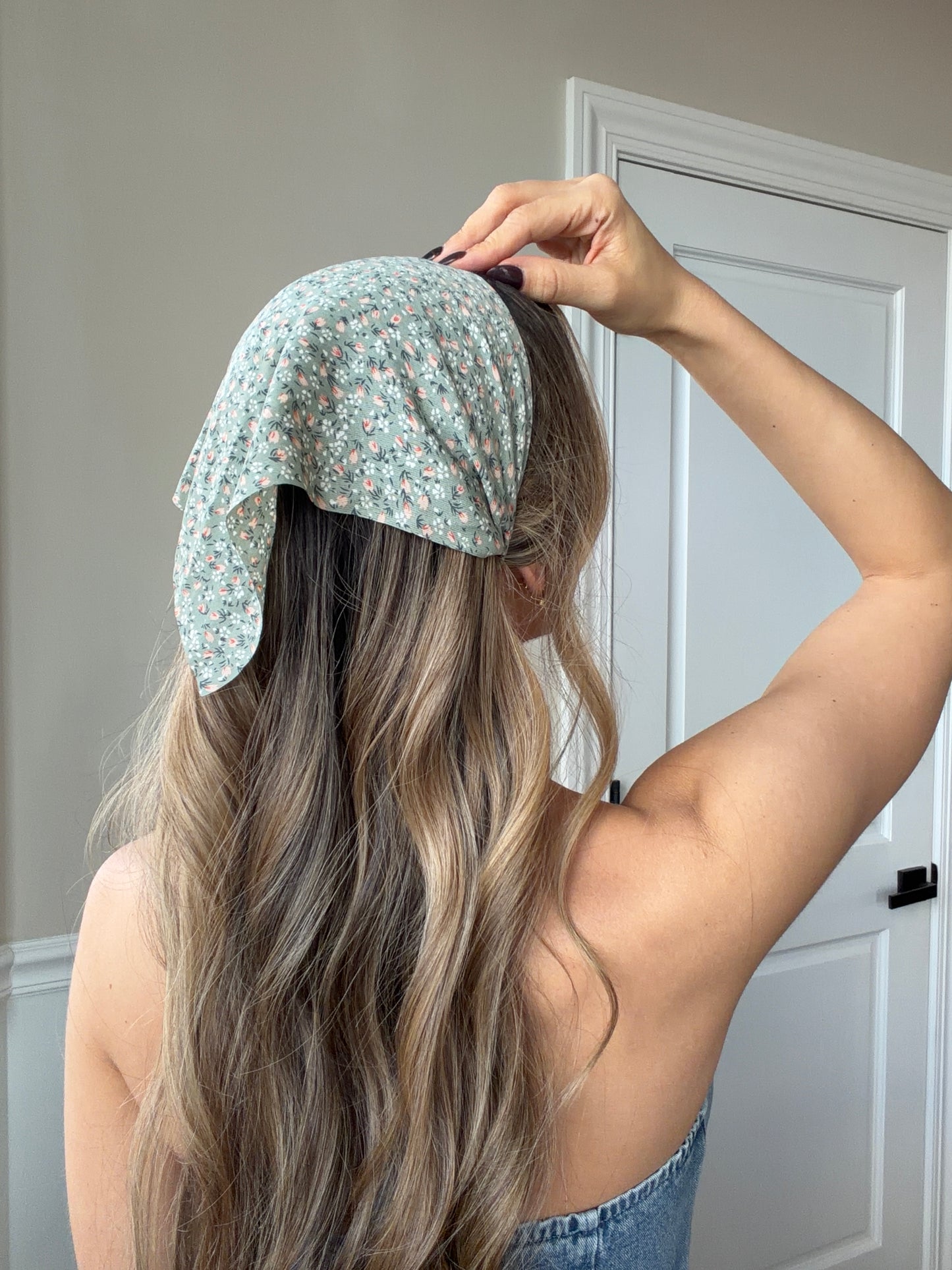 Faith Floral Bandana Headband Hair Scarf