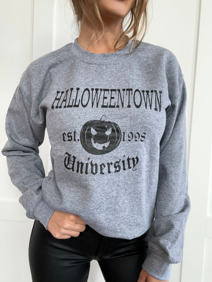 Halloween Town University Graphic Crewneck & Hoodie