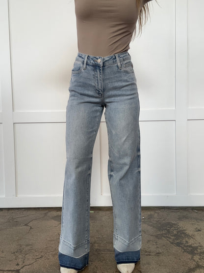 Rosalie Judy Blue Wide Leg Jeans