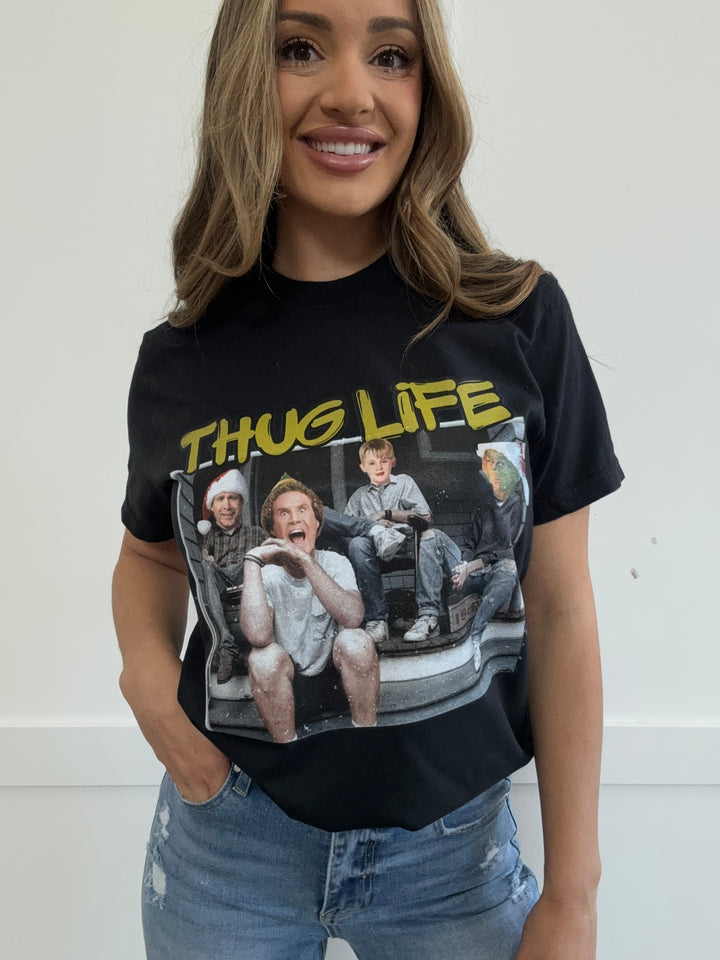 "Thug Life" Christmas Graphic Tee