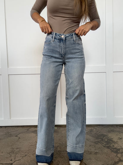 Rosalie Judy Blue Wide Leg Jeans