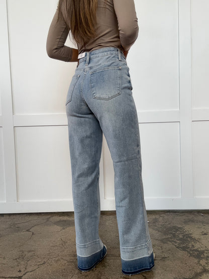 Rosalie Judy Blue Wide Leg Jeans
