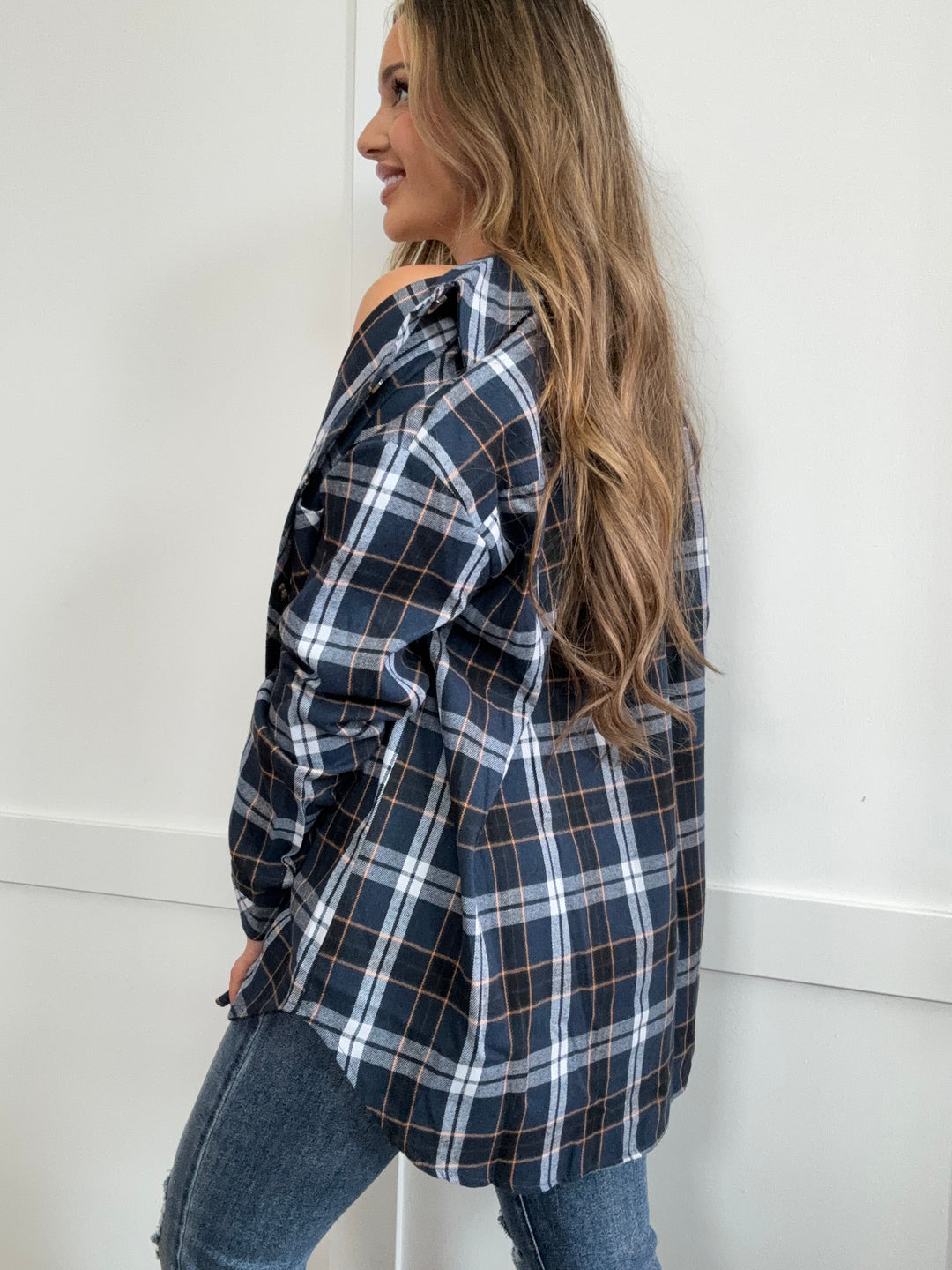 PREORDER Apple Cider Dreams Plaid Long Sleeve Shacket