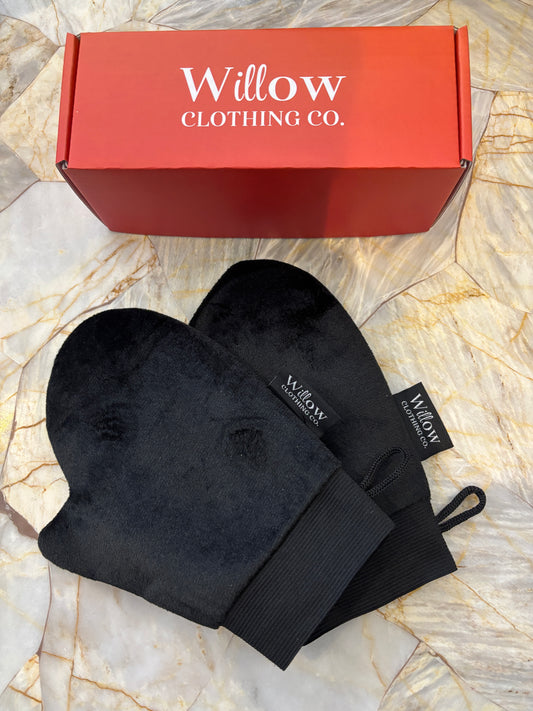 Willow Bronzing Velvet Tanning Mitt