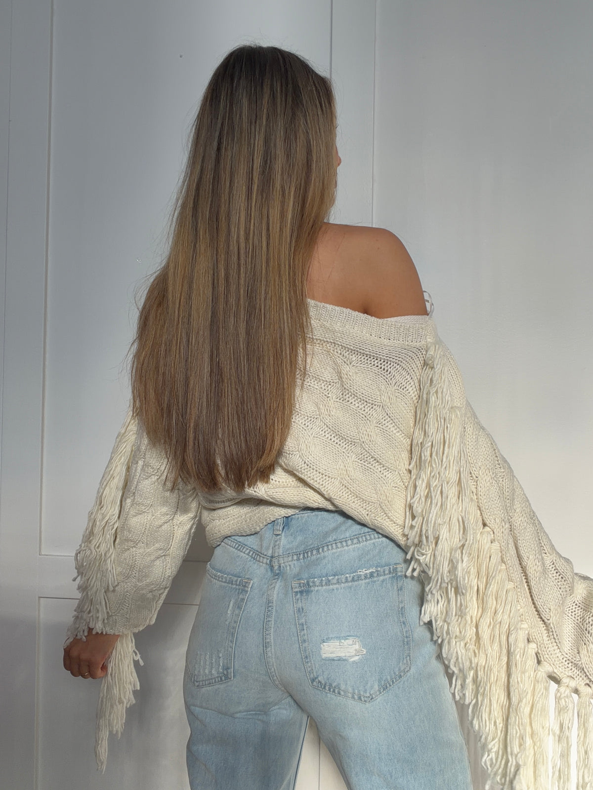 Ashford Fringe Sweater