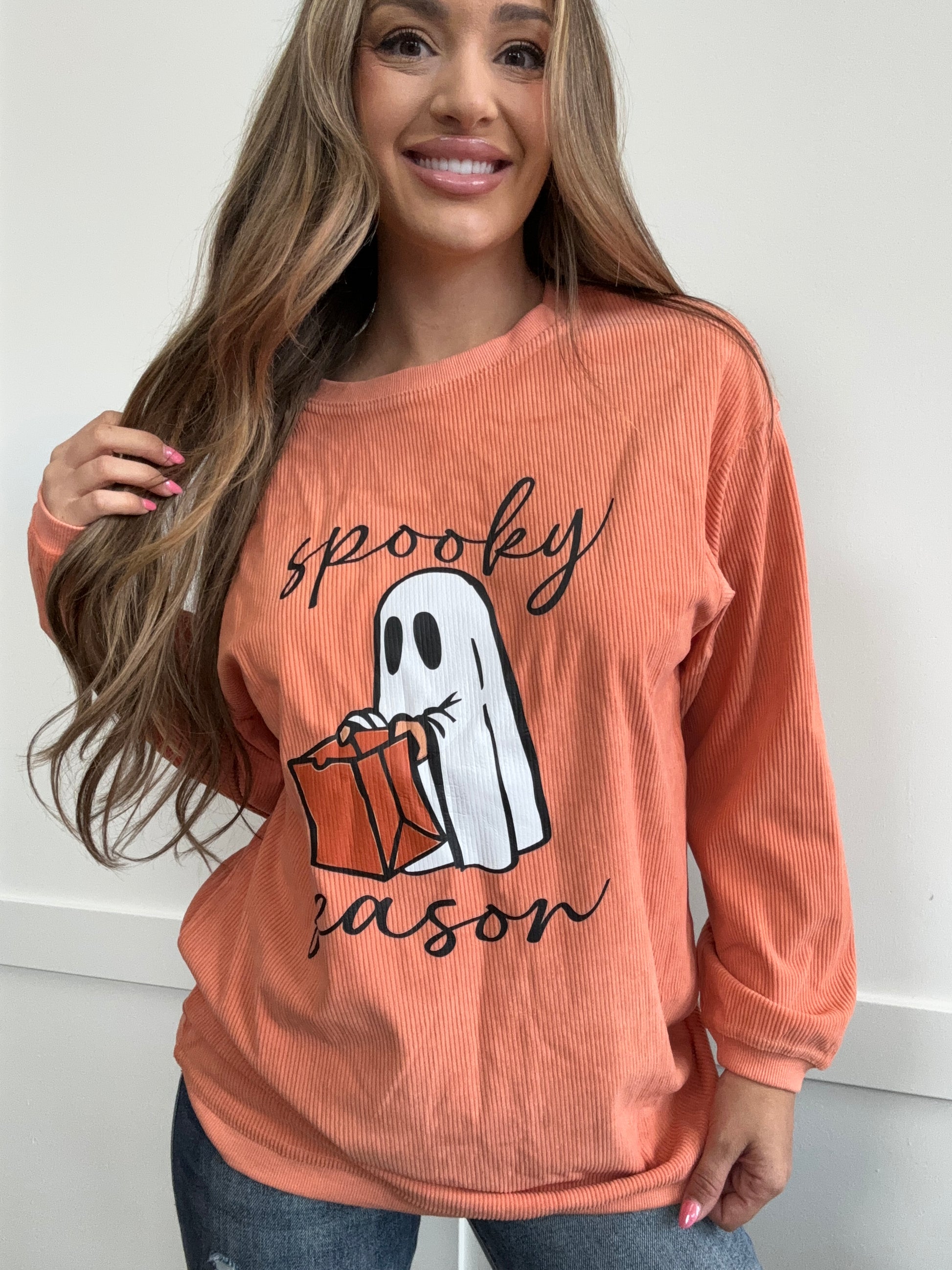 Buy our "PREORDER Spooky Season Graphic Sweatshirt" online – Willow Boutique Clothing. Shop stylish PREORDER Spooky Season Graphic Sweatshirt today.