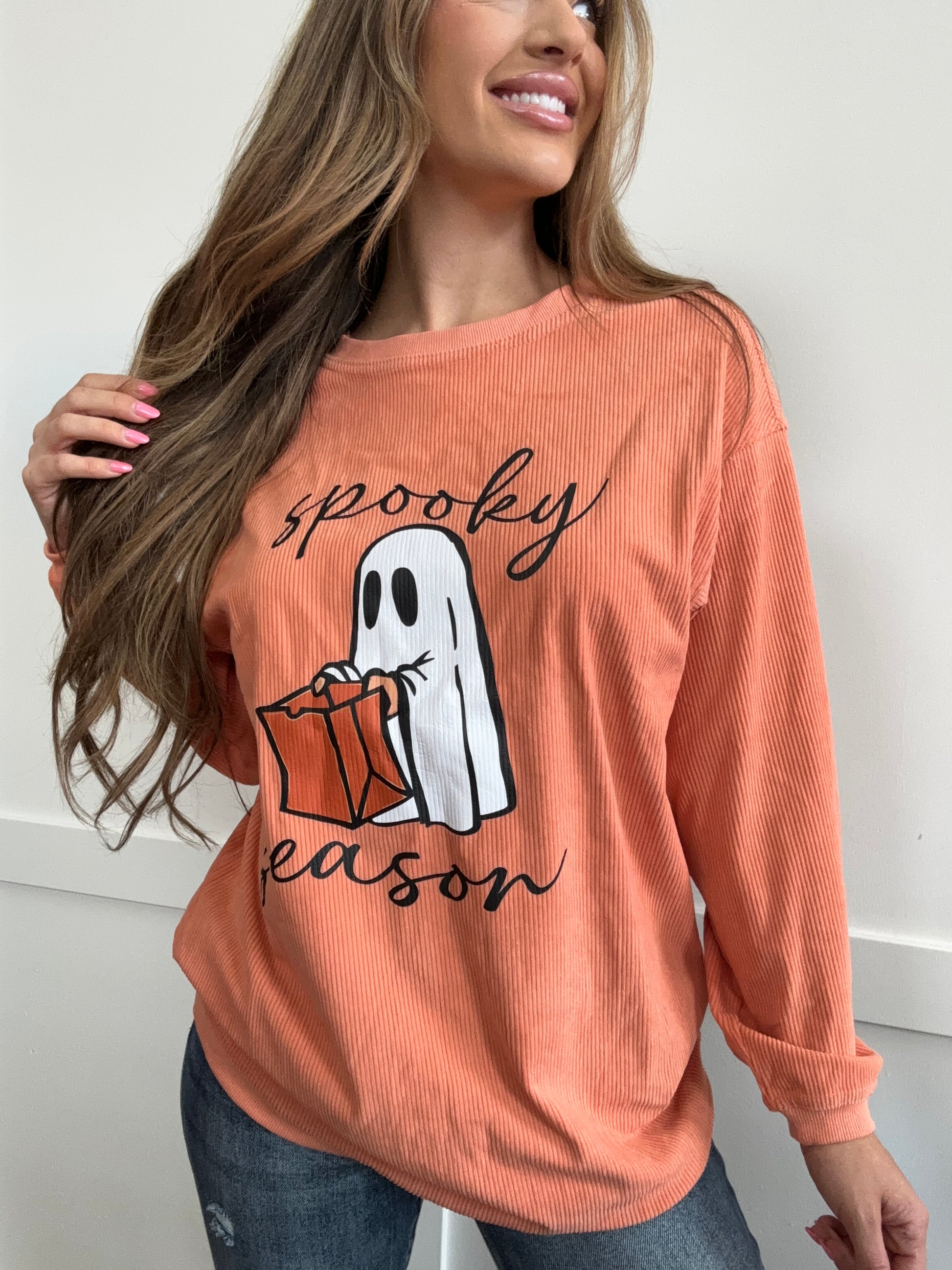Buy our "PREORDER Spooky Season Graphic Sweatshirt" online – Willow Boutique Clothing. Shop stylish PREORDER Spooky Season Graphic Sweatshirt today.