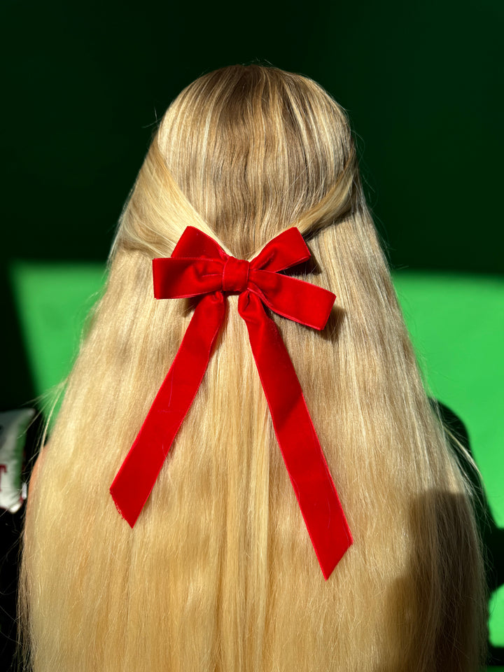 Velvet Christmas Bow