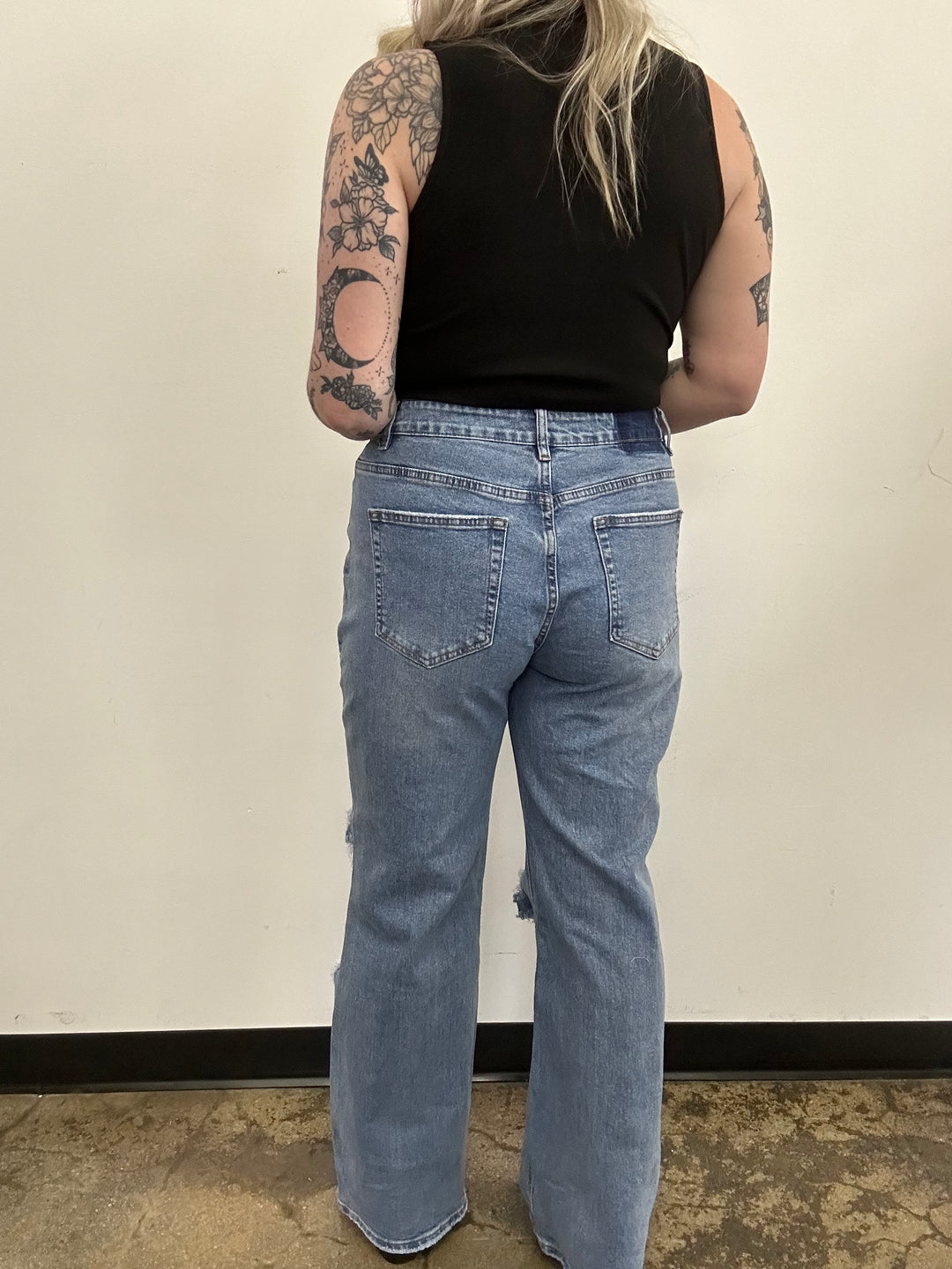 Amanda 90's Wide Leg Jeans
