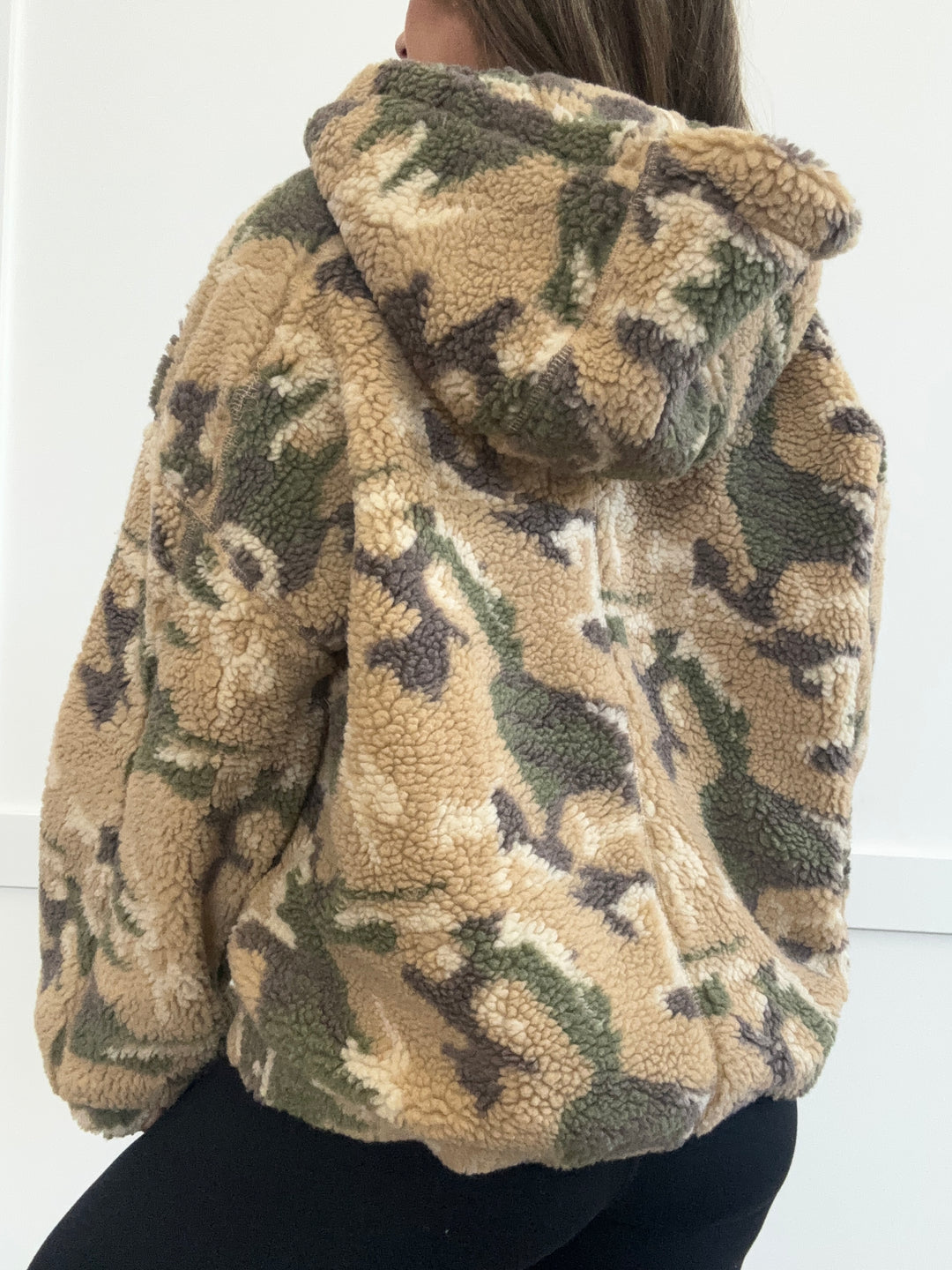 Delta Frost Camouflage Sherpa Jacket