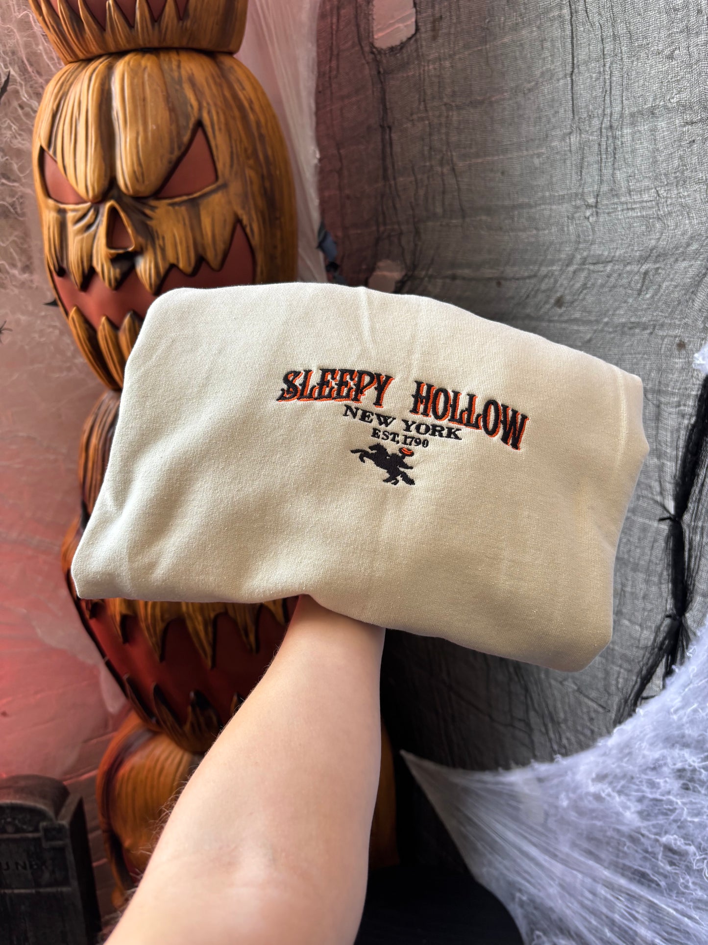 Sleepy Hollow Est. 1790 Embroidered Crewneck