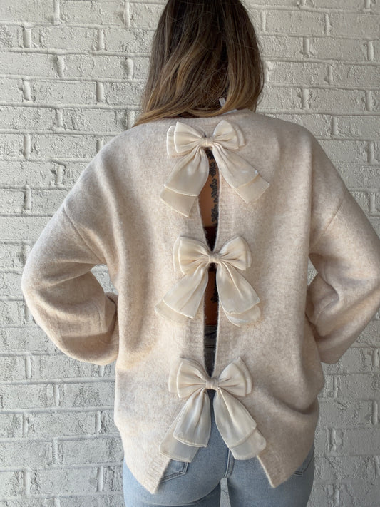 Darling Reversible Bow Sweater