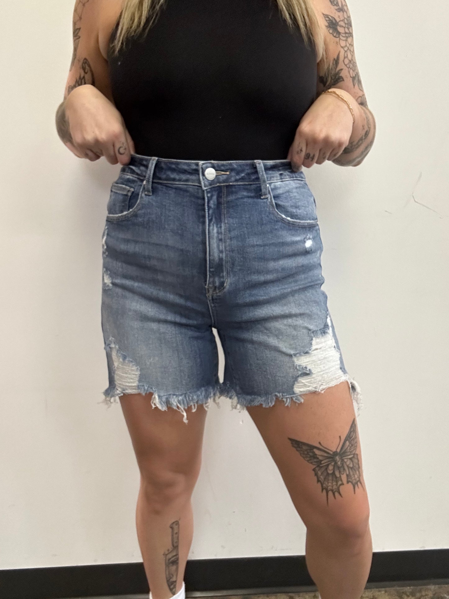 Katie Risen Boyfriend Shorts