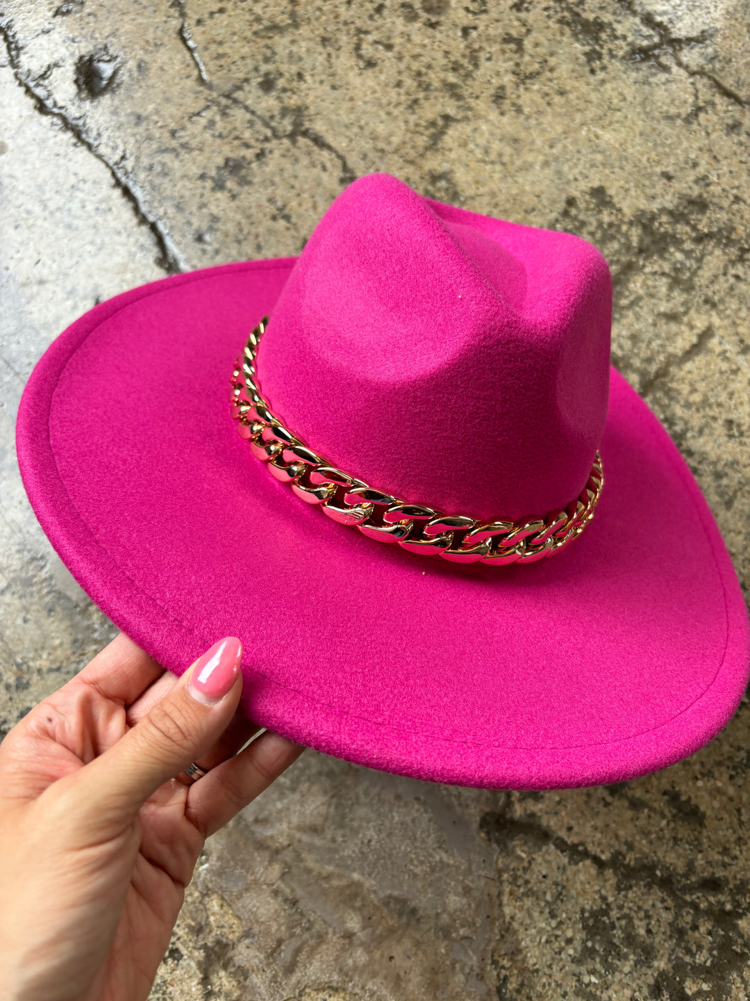 Glam Gal Fedora Hat in Pink