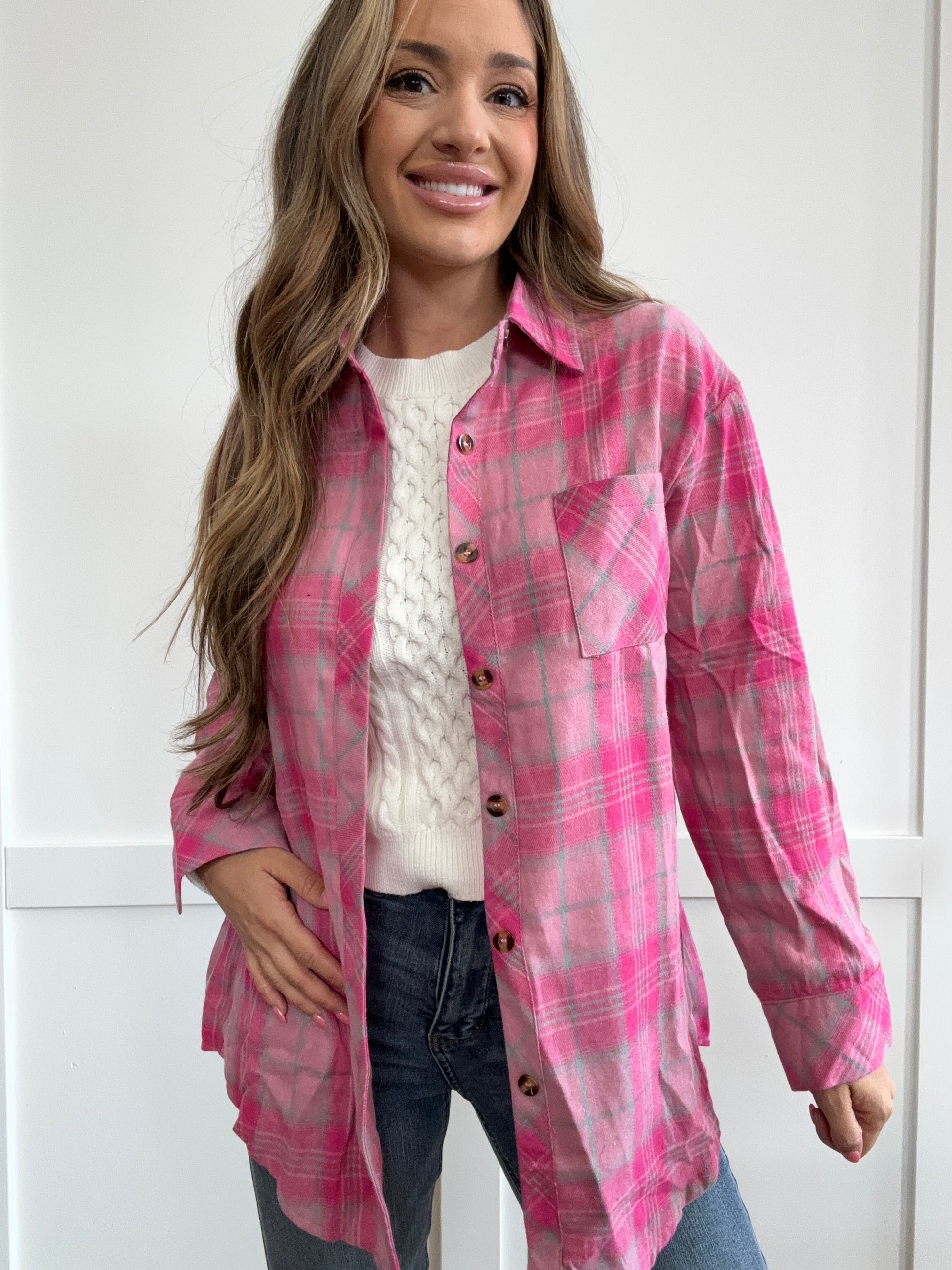 Buy our "PREORDER Fall Colors Plaid Collared Neck Shirt" online – Willow Boutique Clothing. Shop stylish PREORDER Fall Colors Plaid Collared Neck Shirt today.