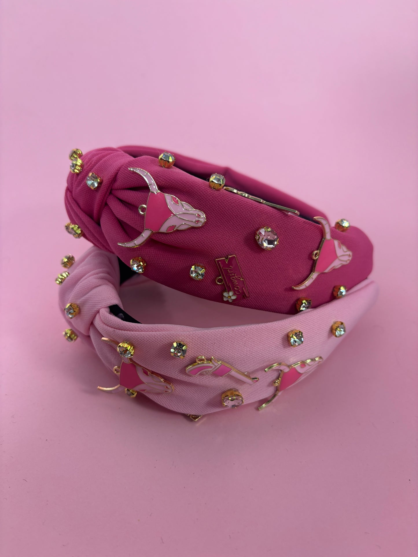 Western Longhorn Charmed Knotted Headband