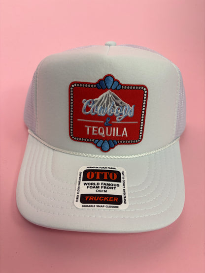 Cowgirls & Tequila Patch Foam Trucker Hat