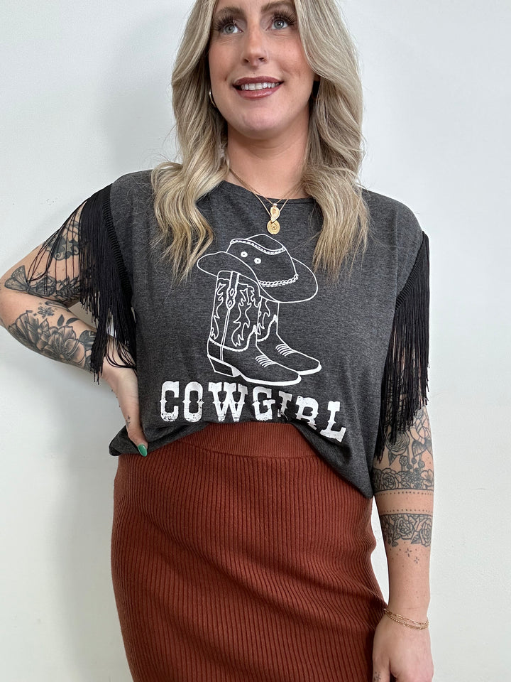 Cowgirl Fringe Graphic Tee
