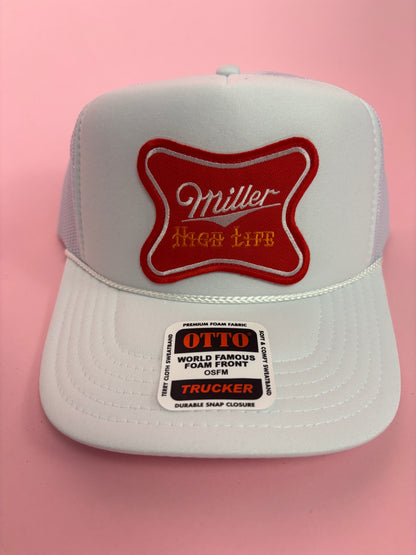Miller High Life Patch Foam Trucker Hat