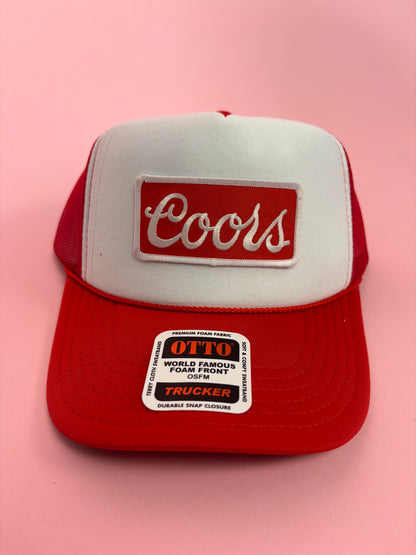 Coors Patch Foam Trucker Hat