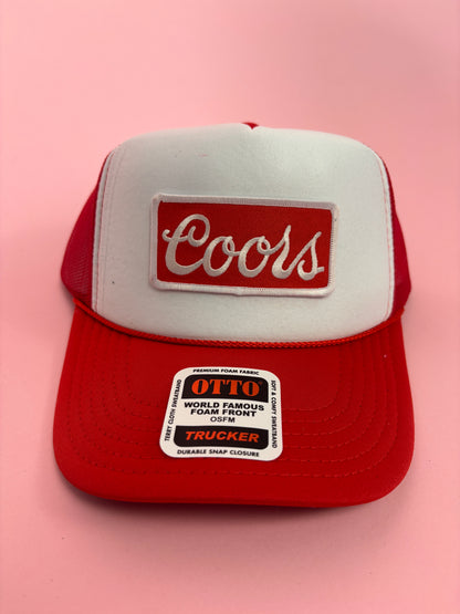 Coors Patch Foam Trucker Hat