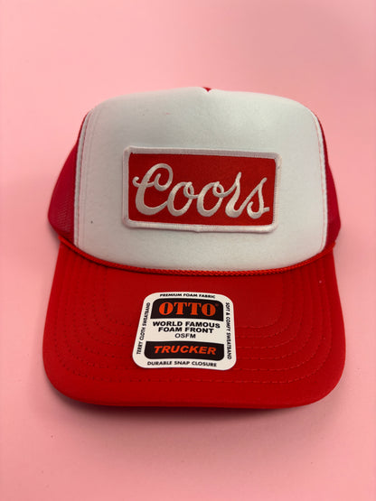 Coors Patch Foam Trucker Hat